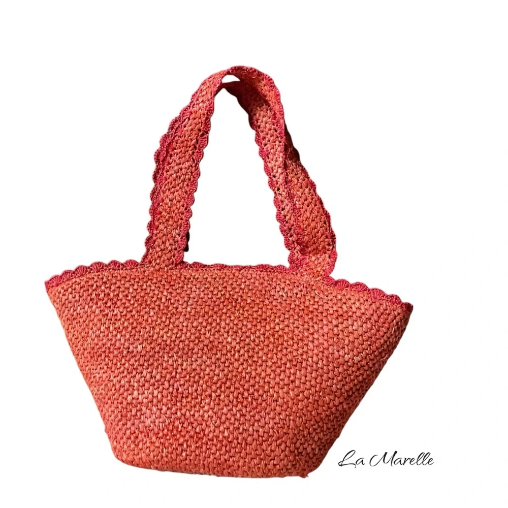 ♠️ Raffia Bow Tote Bag Red - Kate Spade New York x Target ♠️